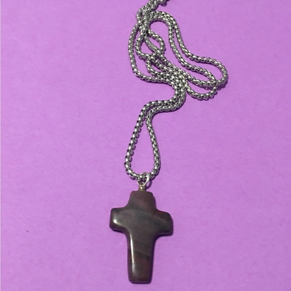 Agate Gemstone Cross - Picture 4 of 6